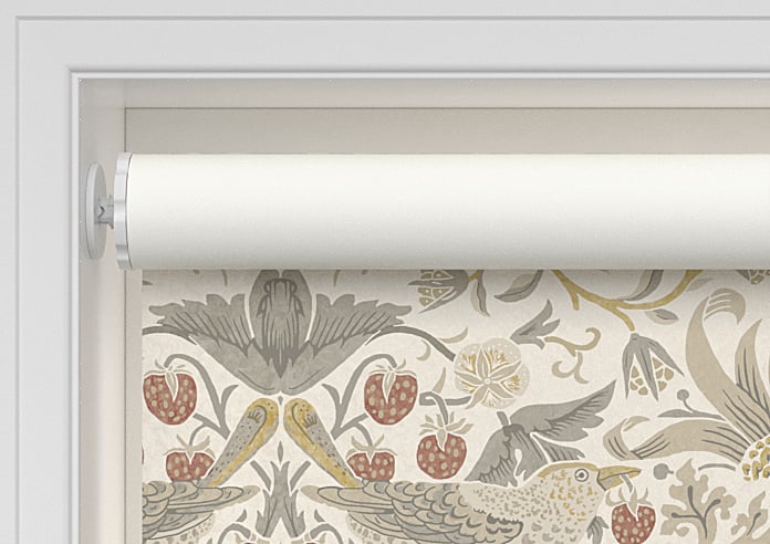 William Morris At Home Strawberry Thief, Ochre - Twist&Fit Roller Blind - Image 9